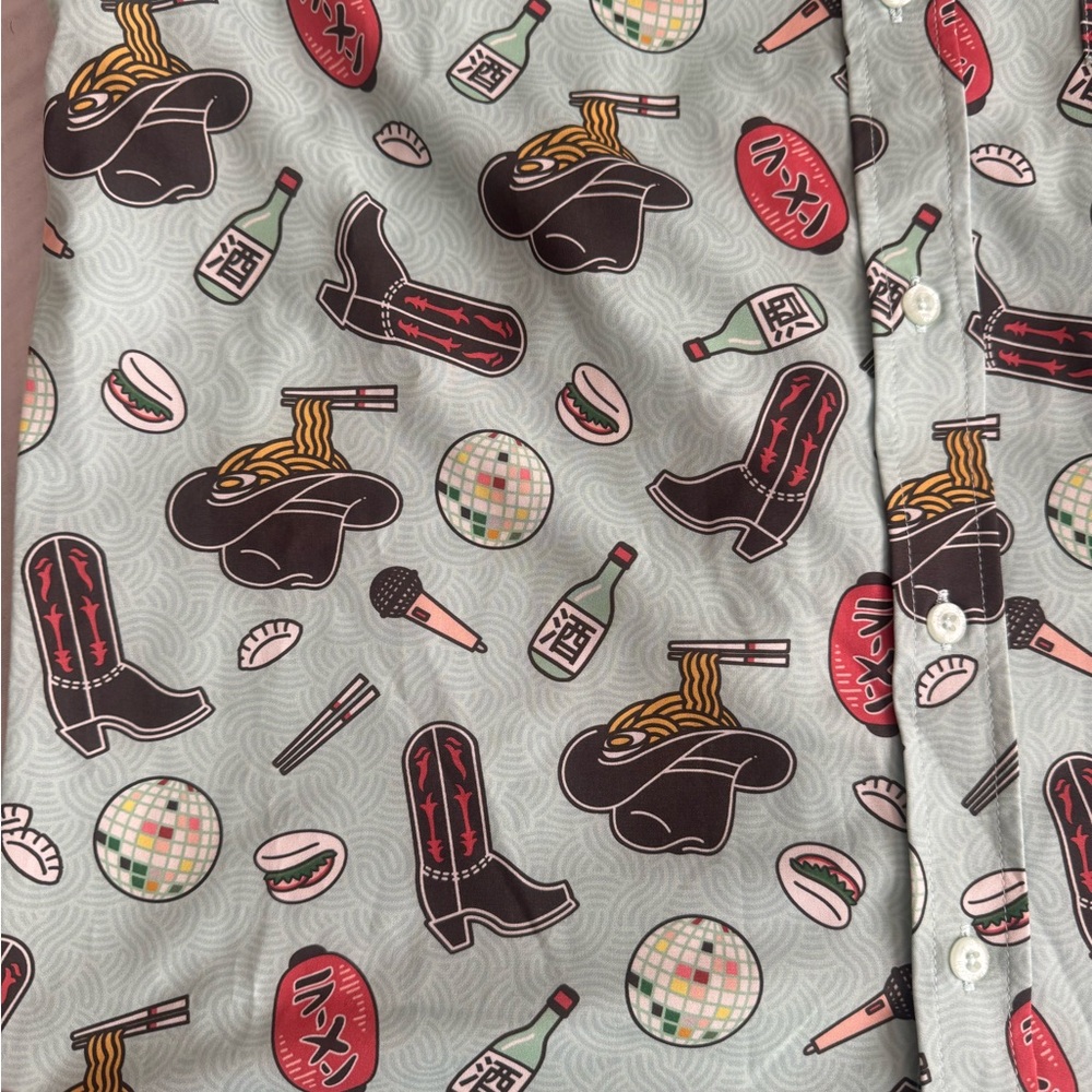 RSVLTS Men's Mint Green Graphic Shirt - Picture 4 of 4